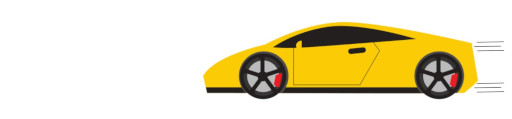 yellow animated Lamborghini in motion showing kinetic energy