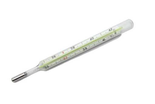 mercury thermometer showing the example of zeroth law of thermodynamics